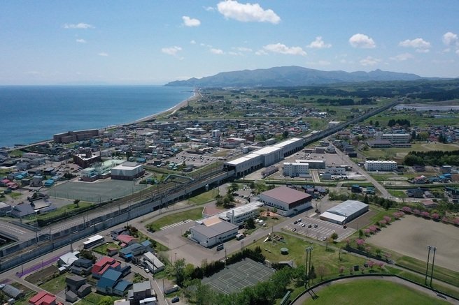 木古内町 航空写真 - 地域医療連携